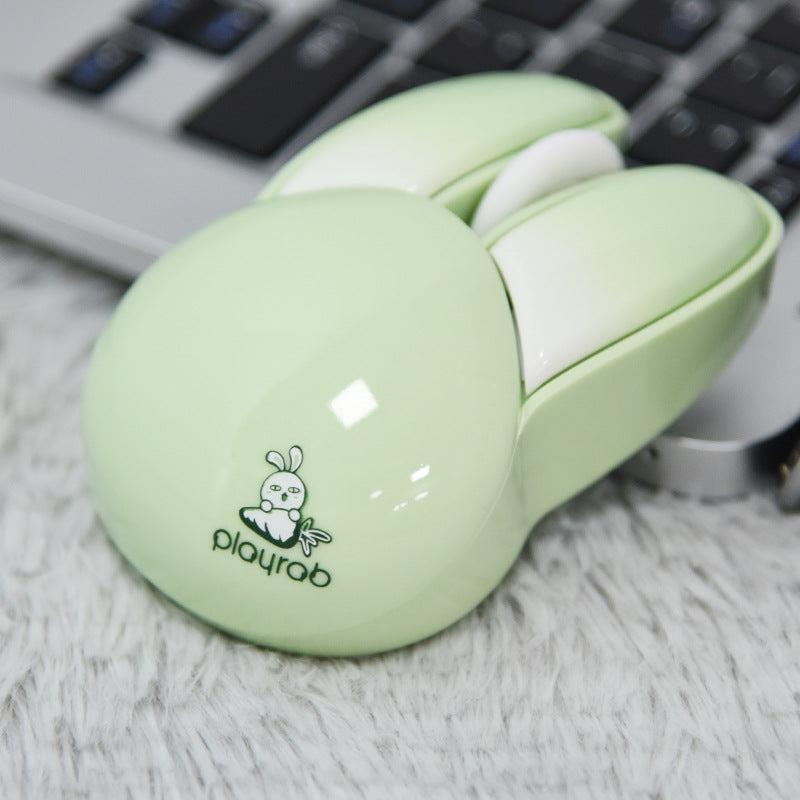 M6 Wireless Silent Mouse - Cute Rabbit Design for Women