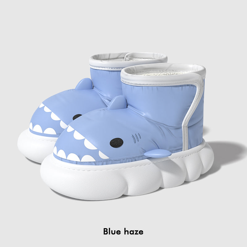 Cartoon Thick Sole Warm Woolen Cotton Couple Shoes