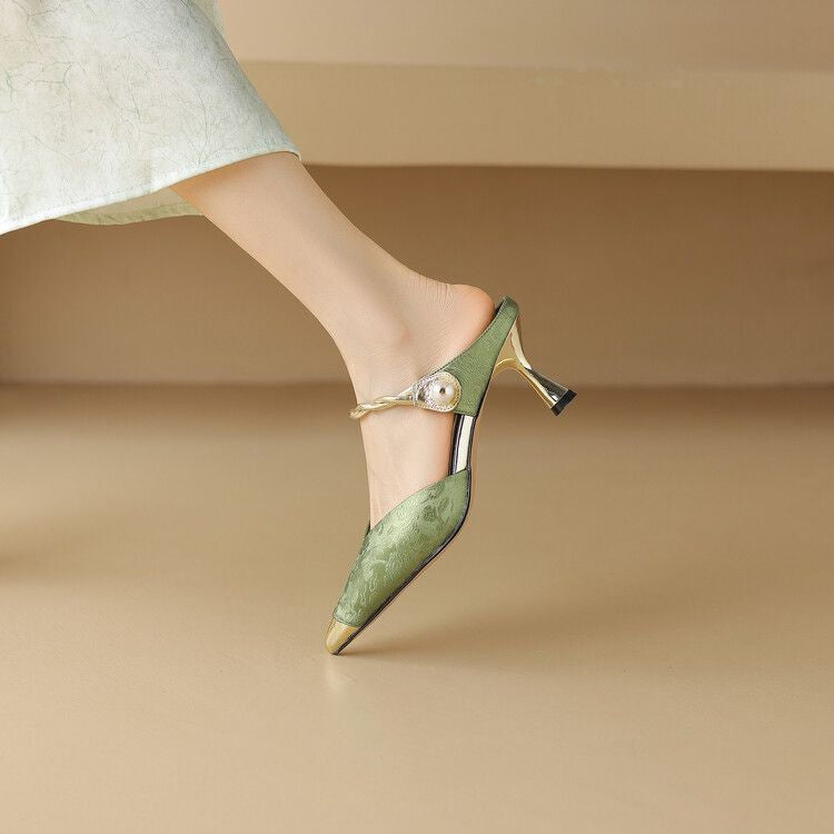 Summer Pointed Toe Stiletto Heels for Women