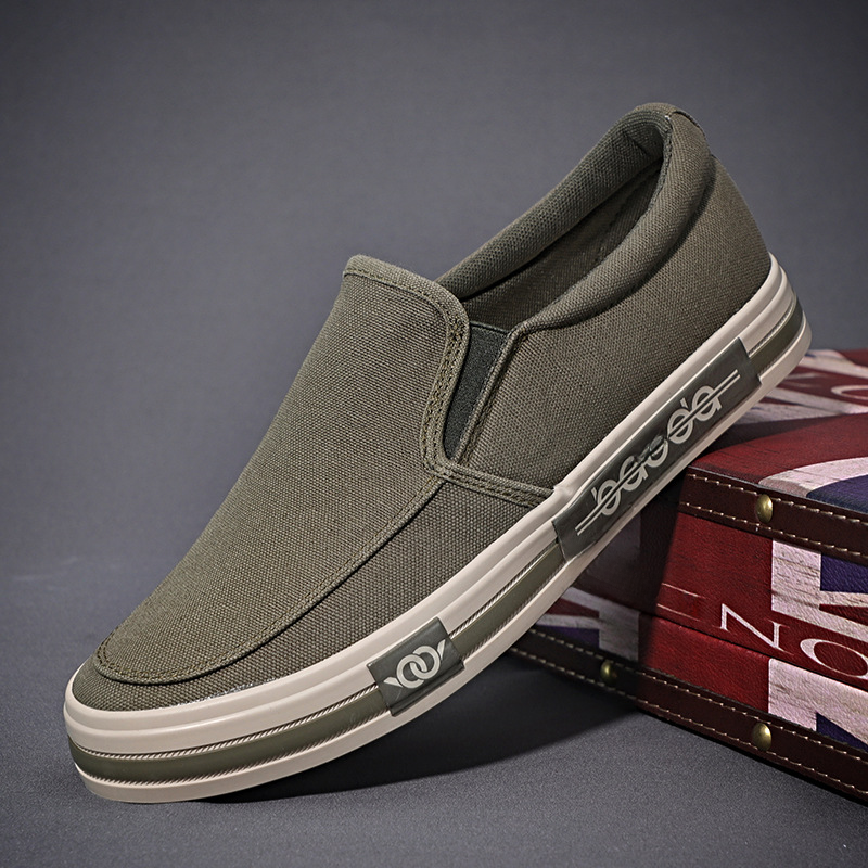 2023 Breathable Casual Men's Slip-On Canvas Shoes