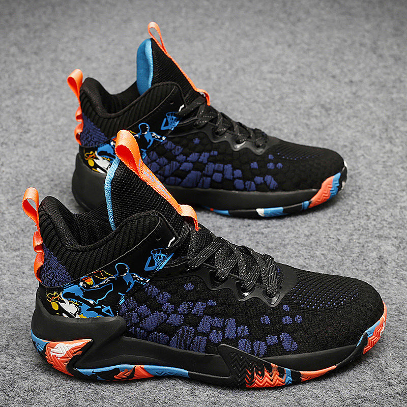 Men's Basketball Shoes - High Top Sport Sneakers