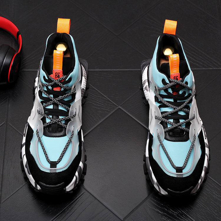 Fashionable Thick-Soled Men's High-Top Sneakers
