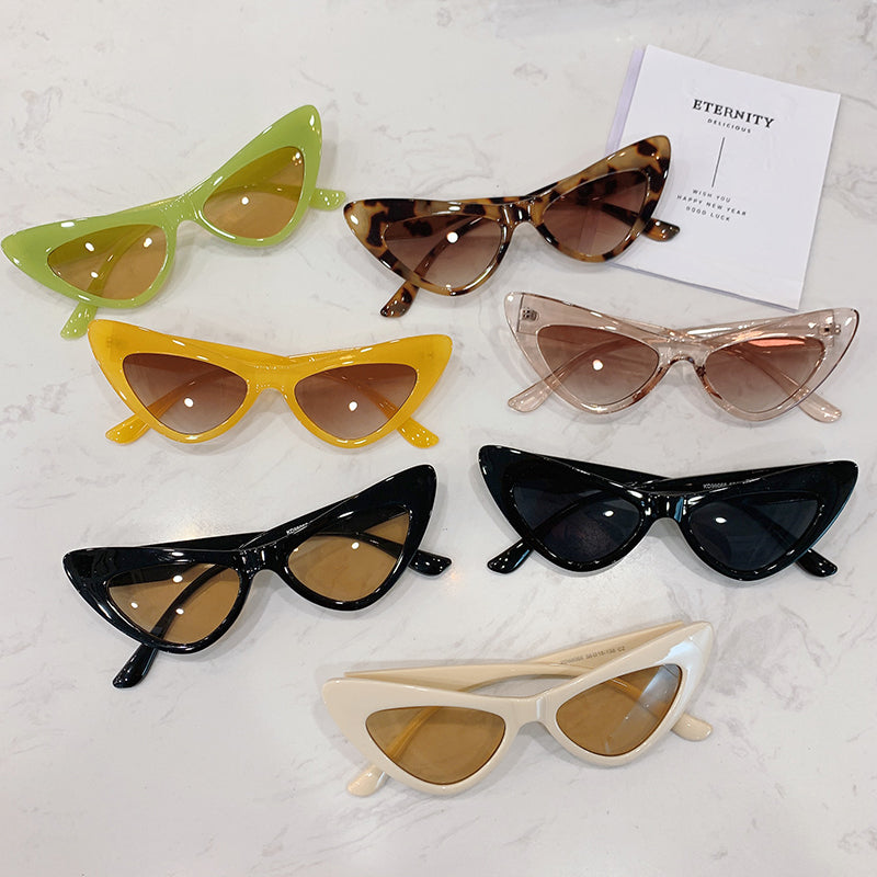 Fashion Cat Eye Sunglasses for Women UV400 Outdoor Use