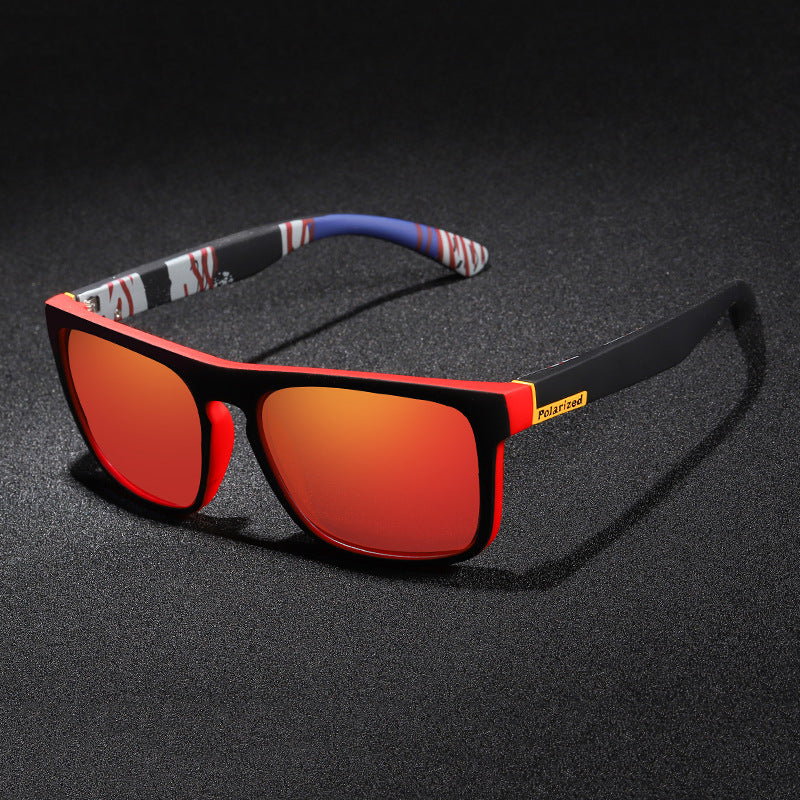 New Men's Sports Polarized Sunglasses Square Frame