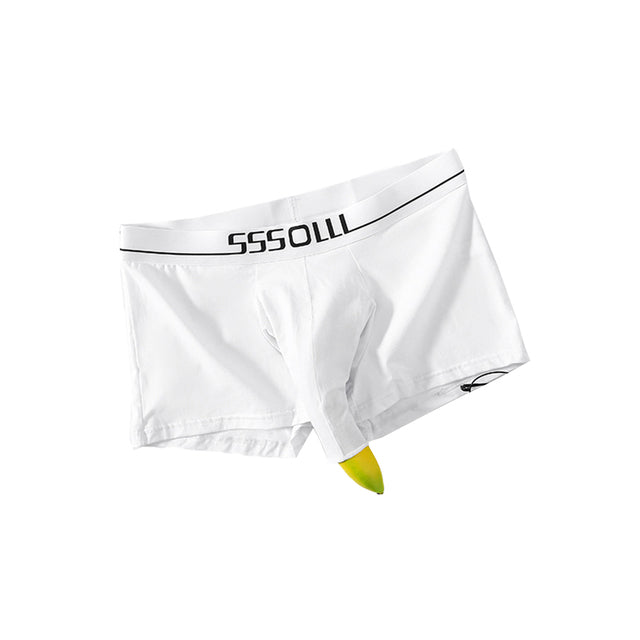Comfortable Cotton Breathable Elastic Men's Boxer Shorts