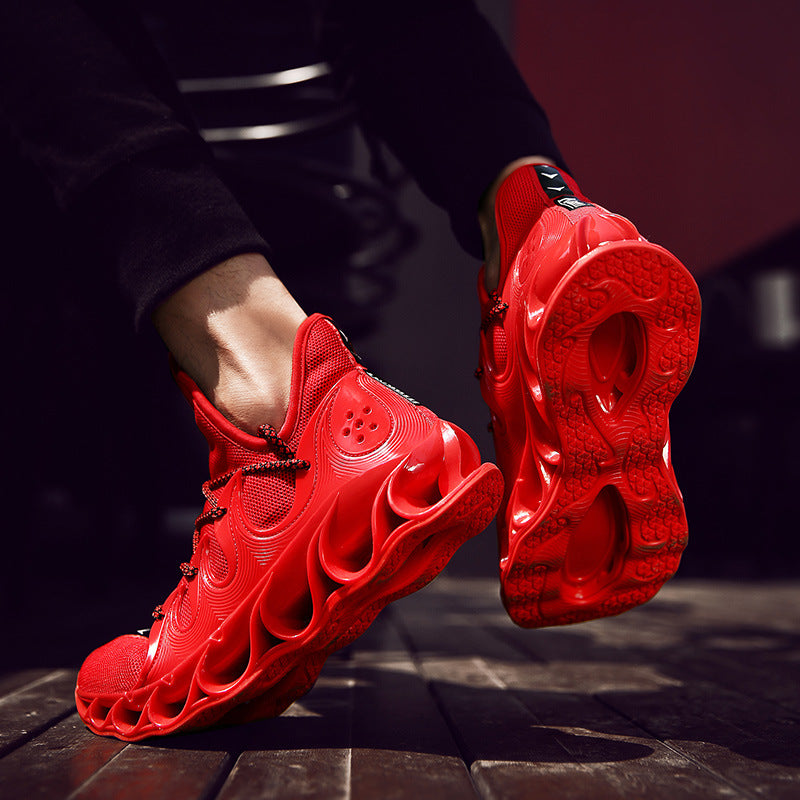 Men's Summer Casual Running Shoes - Breathable Knit Sneakers