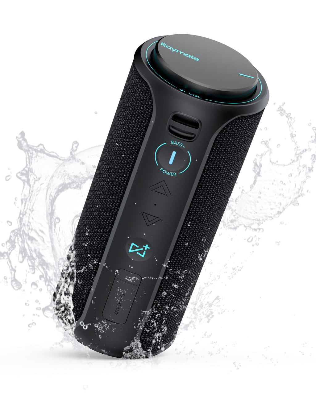 Raymate Bluetooth Speakers Pair up to 100 SpeakersIPX7 Waterproof Speaker Wireless Bluetooth-V5.3 HiFi Stereo Sound 1100mins Playtime Portable Speaker for Home Outdoor Party