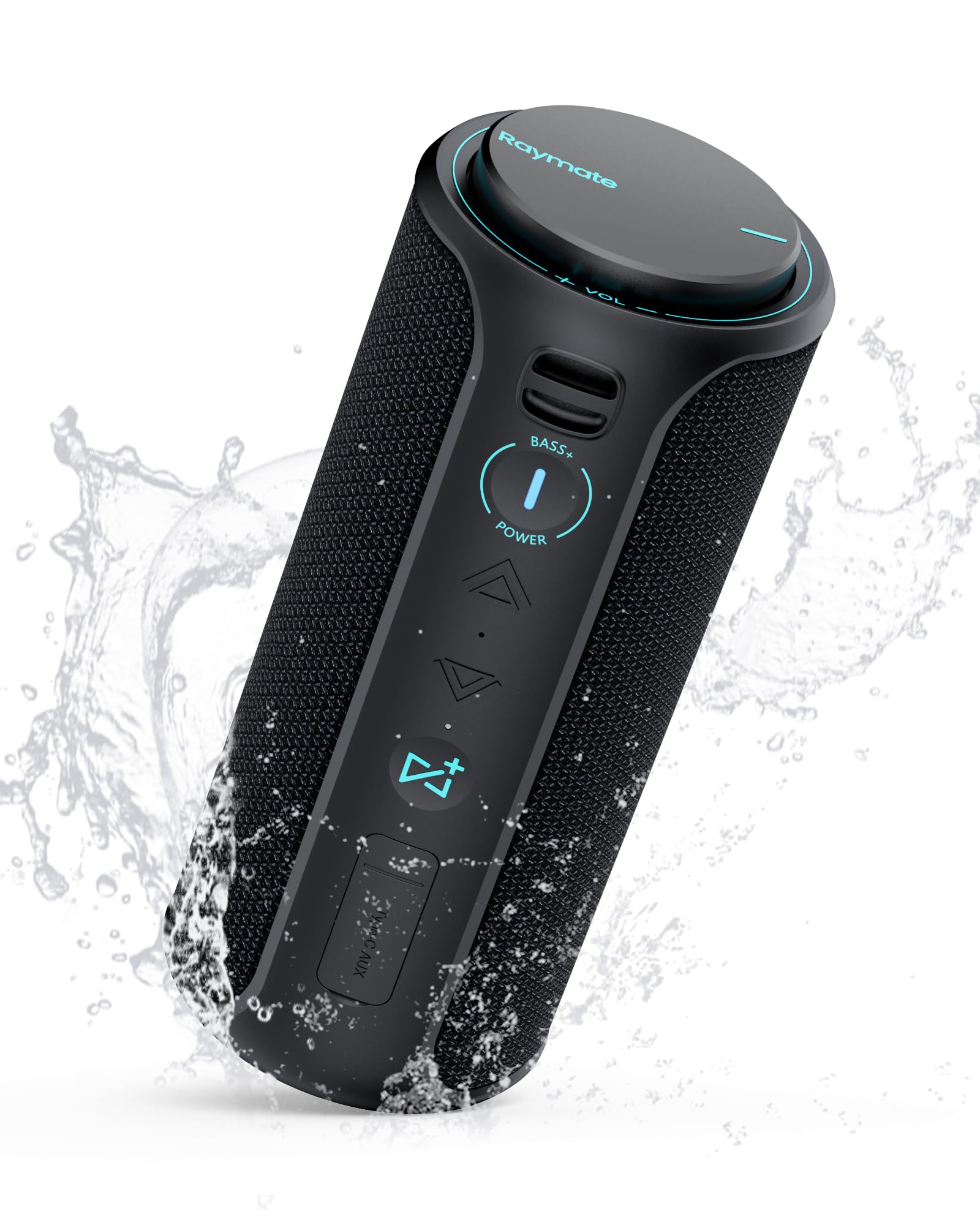 Raymate Bluetooth Speakers Pair up to 100 SpeakersIPX7 Waterproof Speaker Wireless Bluetooth-V5.3 HiFi Stereo Sound 1100mins Playtime Portable Speaker for Home Outdoor Party
