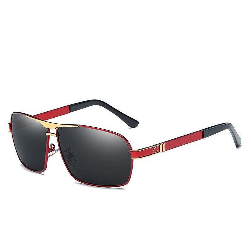 New Men's Polarized Sunglasses Fashion Square Frame