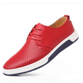 Men's Black Leather Business Formal Work Shoes