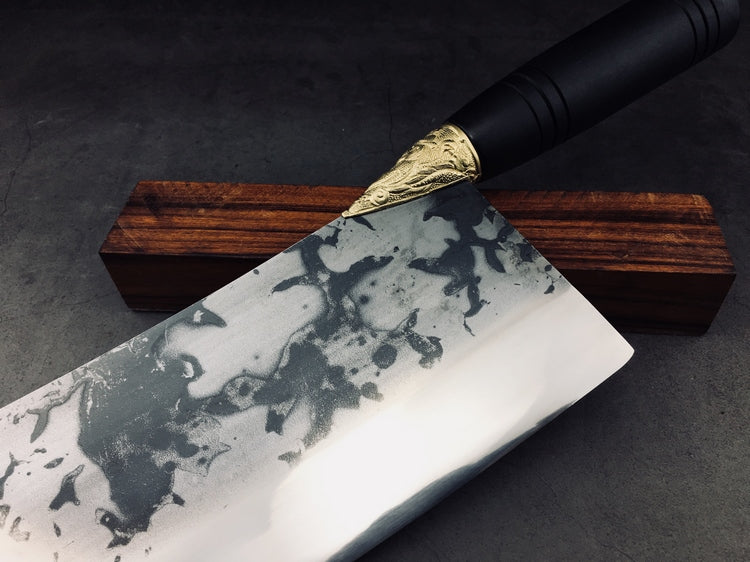 Longquan Handmade Chef's Knife - Forged Manganese Steel