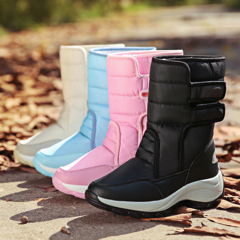 Women's Waterproof Winter Snow Boots with Fur Lining