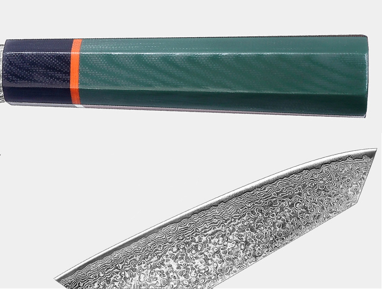 Chef's Knife, Stainless Steel, Damascus Kitchen Knife