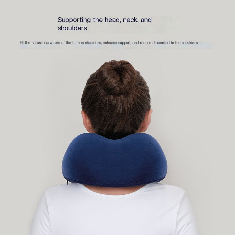 Memory Foam U-Shaped Neck Pillow for Travel