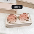 Fashion Gradient Pilot Sunglasses for Women UV400