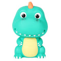 Pakproly Dinosaur Piggy Bank Unbreakable Plastic Money Bank for Kids Cute Kids Piggy Bank for Boys Best Christmas Birthday Gifts for Kids Boys Girls (Mint Green)