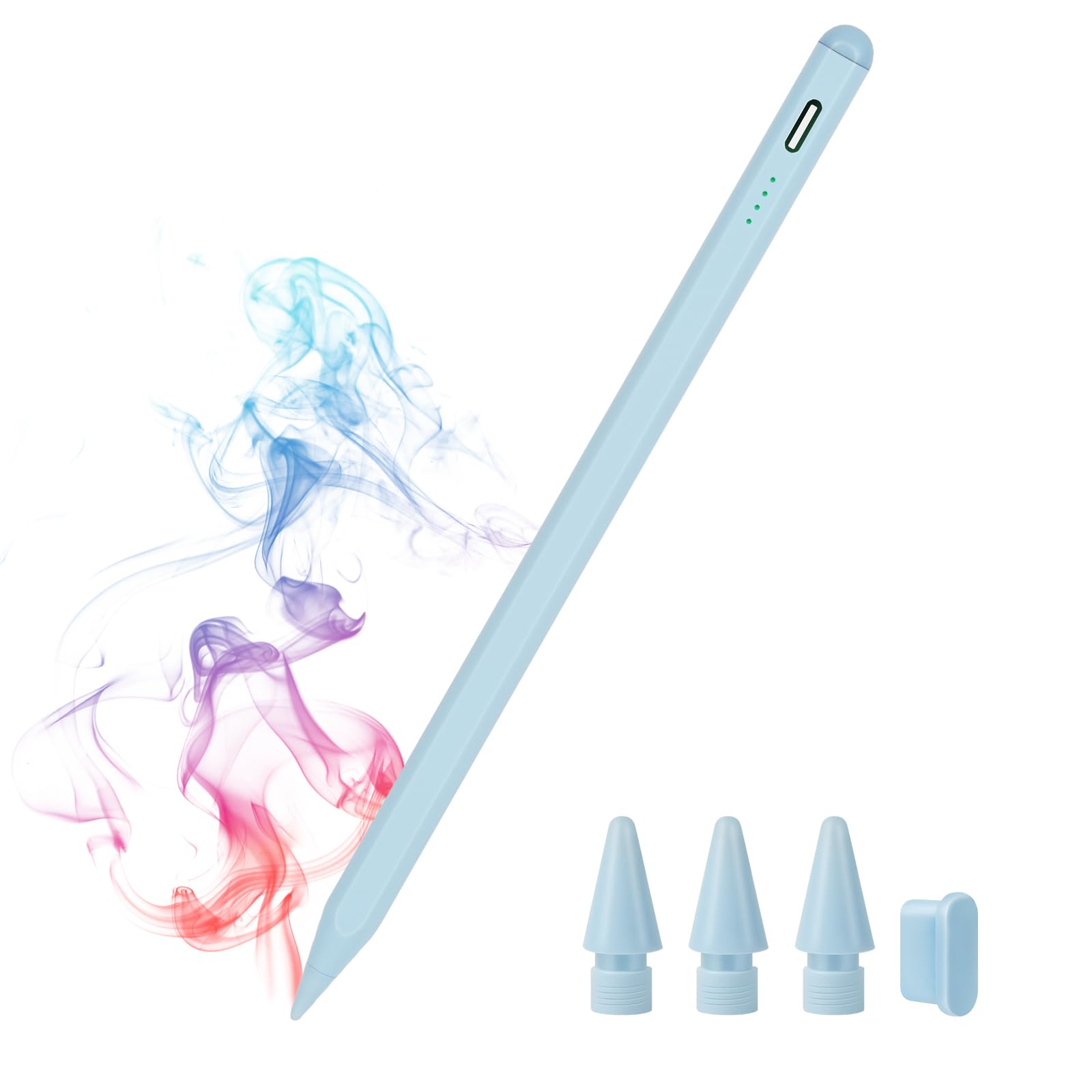 Stylus Pen for iPad 9th&10th Generation Apple Pencil 2nd Generation Apple Pen iPad Pencil Compatible with iPad Pro 11&12.9" iPad Air 5th/4/3rd Gen iPad 6/7/8th Gen iPad Mini 5/6th Gen (Blue)