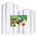 WVacFre 6 Pack 8"x20(3Rolls) and 11"x20(3Rolls) Vacuum Sealer Bags Rolls with Commercial GradeBPA FreeHeavy DutyGreat for Food Vac Storage or Sous Vide Cooking