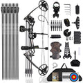 PANDARUS Archery Ready to Hunt Compound Bow Package for Adults and Teens25"-31" Draw Length0-70 Lbs Adjustableup to 320 fpsMade in USALightweight Design2025 New(Black Right Handed Pro)
