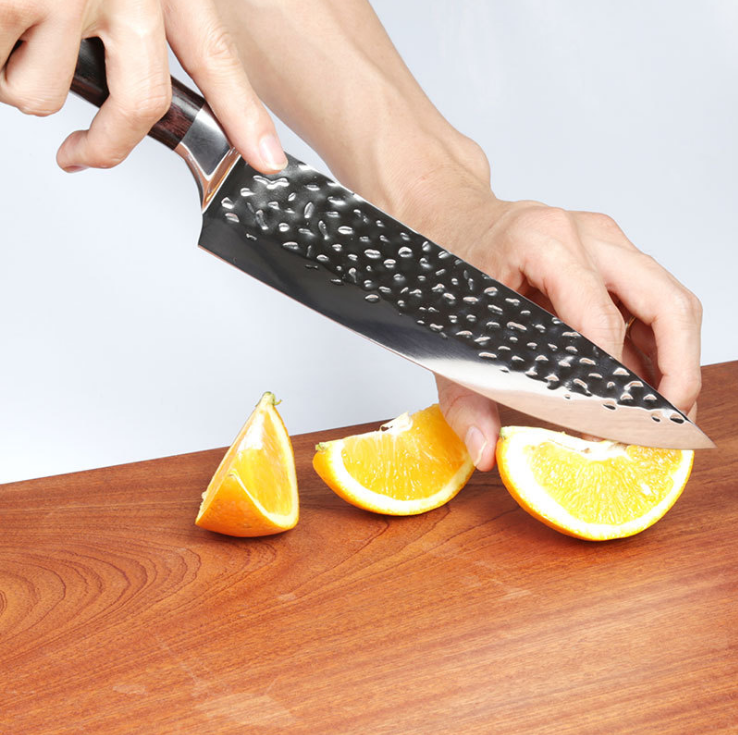 8-Inch Damascus Steel Chef Knife for Sushi & Slicing