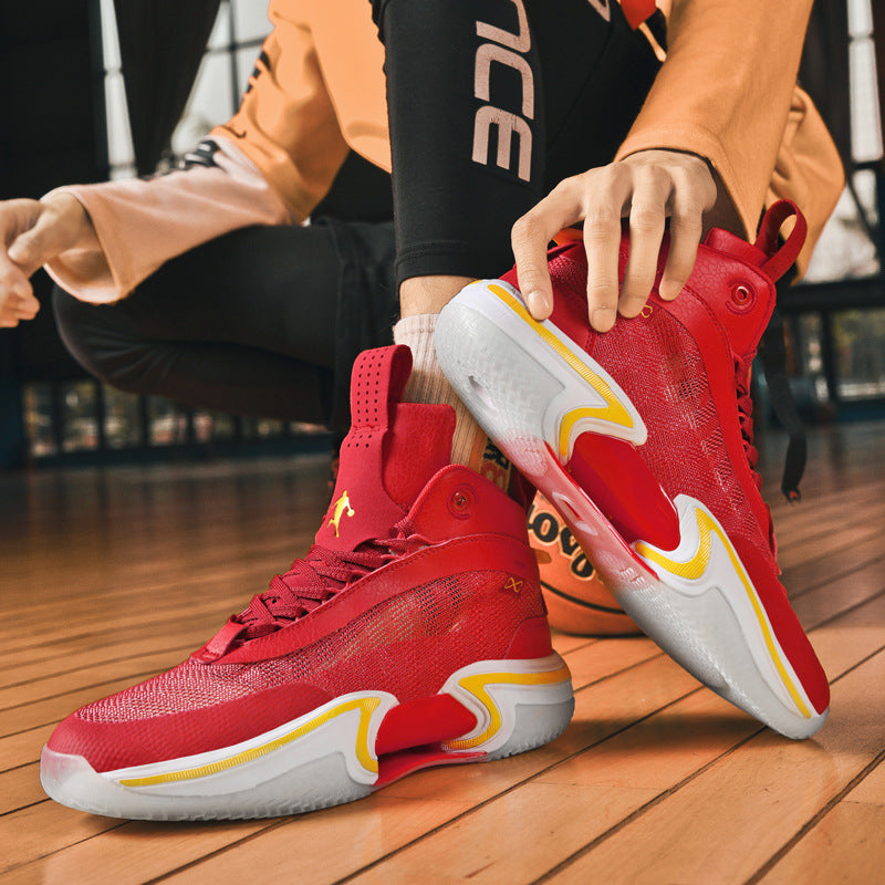 AJ36 Men's High-Top Basketball Shoes for Sports and Leisure