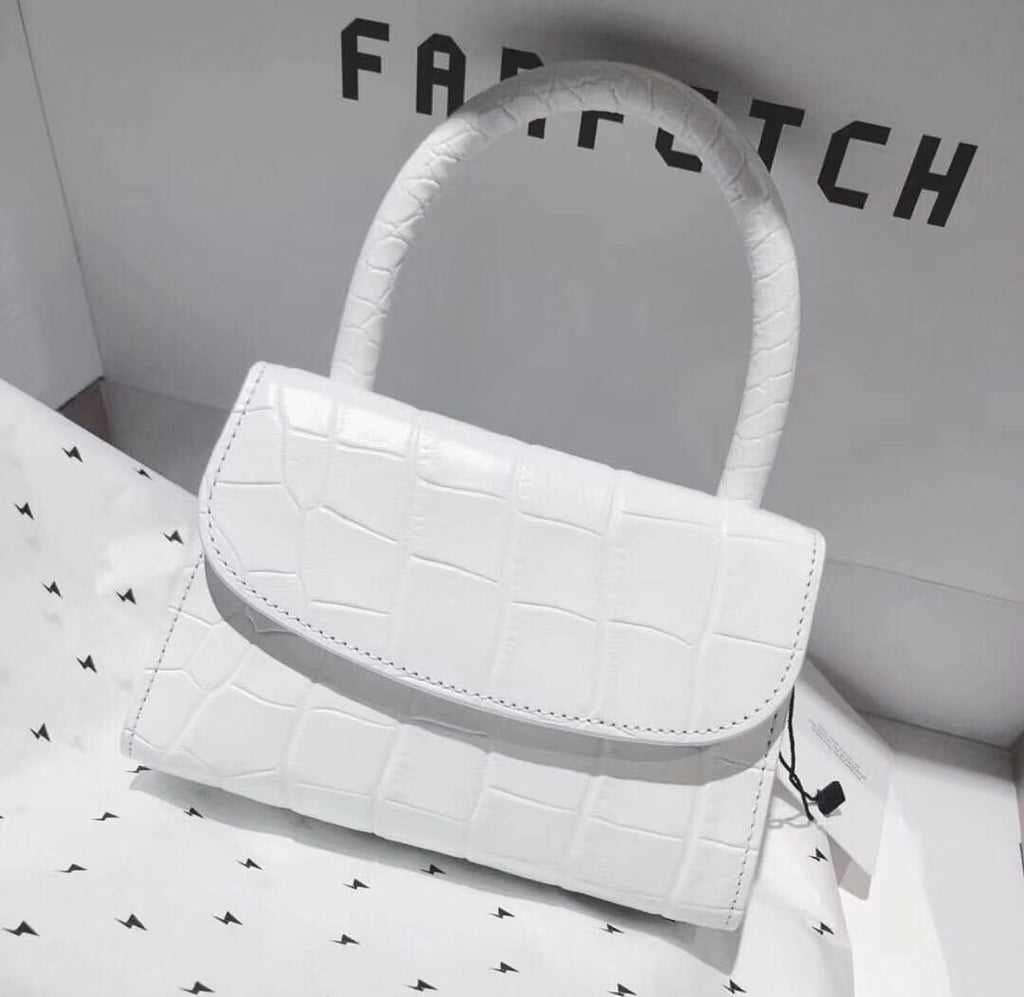 Crocodile Pattern Matcha Green Tote Bag