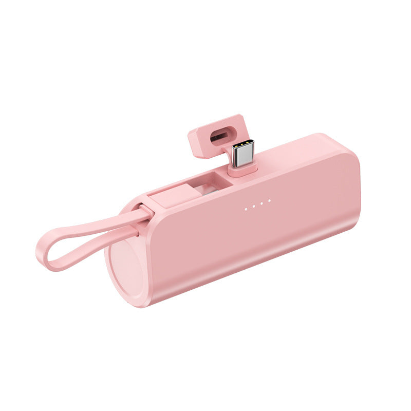 Mini 5000mAh Capsule Power Bank with Custom Logo