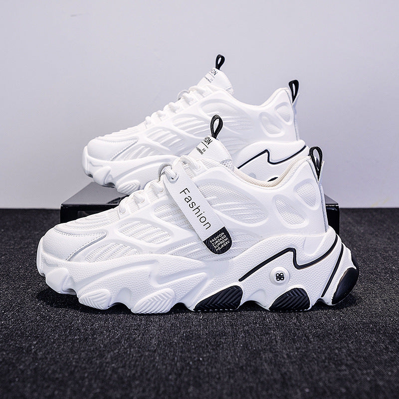 Breathable Thick Sole Casual Dad Sneakers for Women