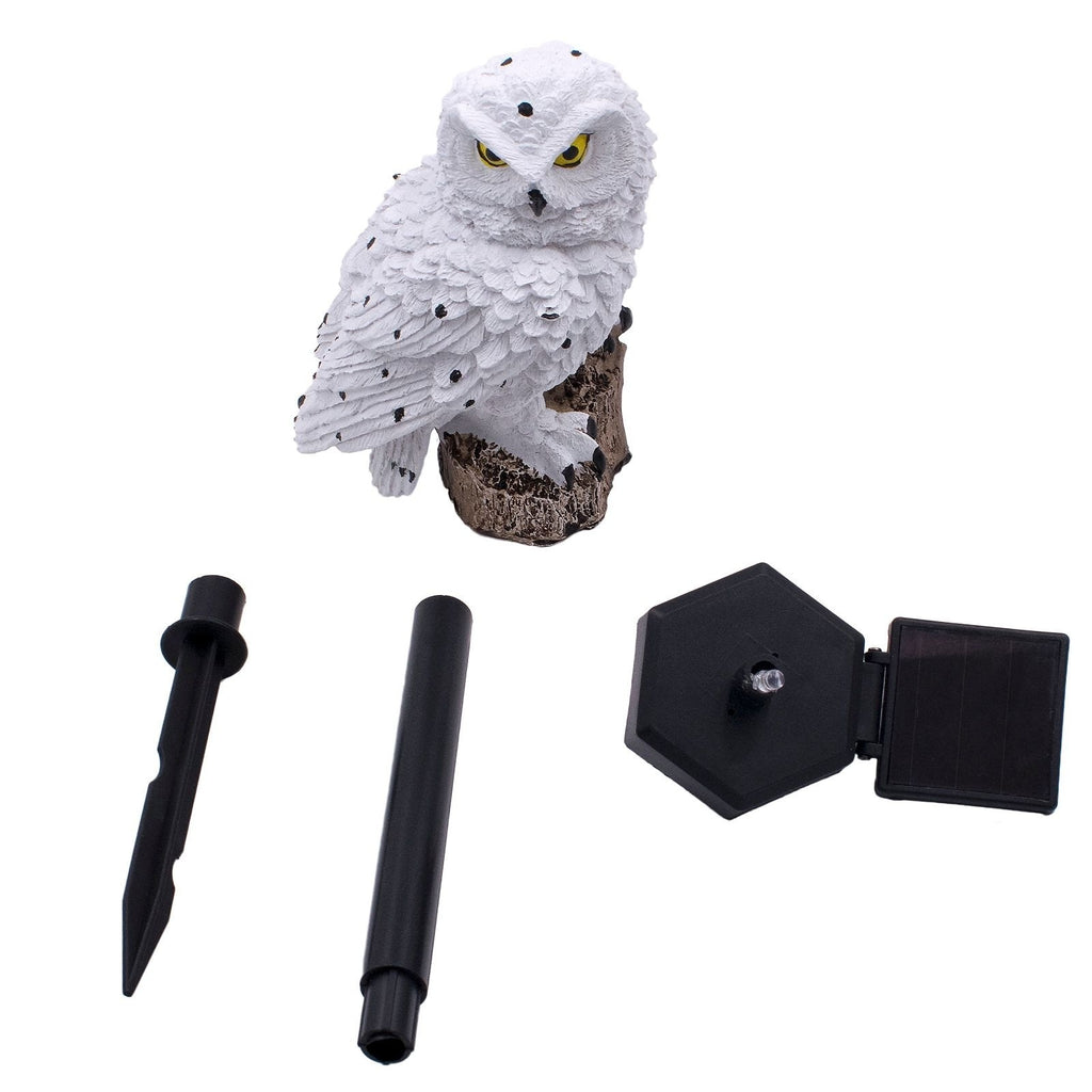 Solar Powered LED Owl Garden Lamps - Waterproof Decor