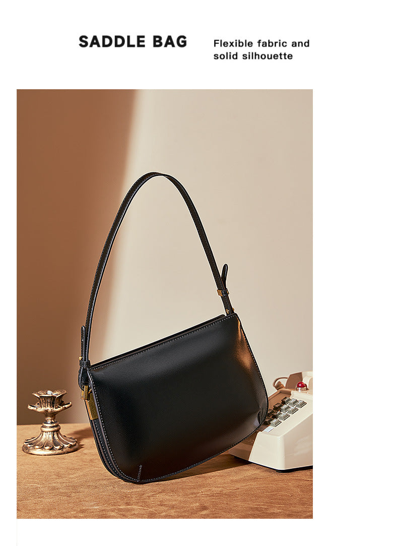RacheBella Vintage Crocodile Pattern Shoulder Bag