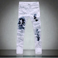 Personalized Print Slim Jeans