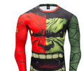 D Printed Long Sleeve Green Giant Men's Dry Fit T-Shirt