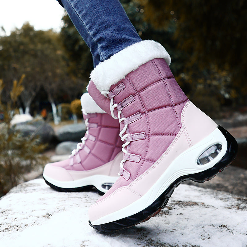 Women's Winter Snow Boots with Thickened Velvet Lining