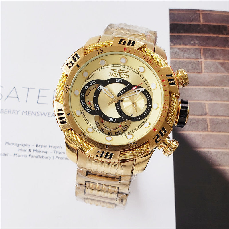 2019 Invicta Men's Quartz Watch with Steel Band