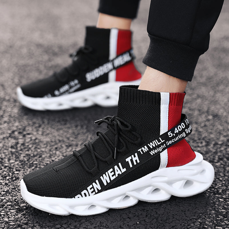 Men's Summer Breathable High-Top Sock Sneakers