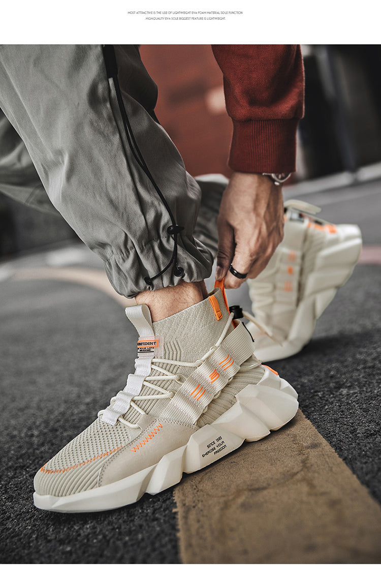 Men's High-Top Sock Sneakers - Stylish Summer 2020