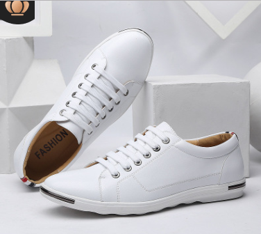 Men's Casual Sneakers - Stylish Breathable Lace-Up Shoes