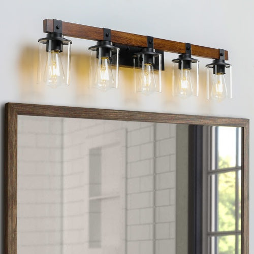 5 Lamps Farmhouse Dresser Lamps Rustic Bathroom Lamps Bathroom Wall Lamps - No Bulbs Unavailable Platforms- Temu