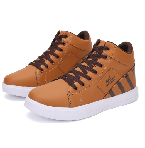 Korean Style High-Top Men's Dance Sneakers