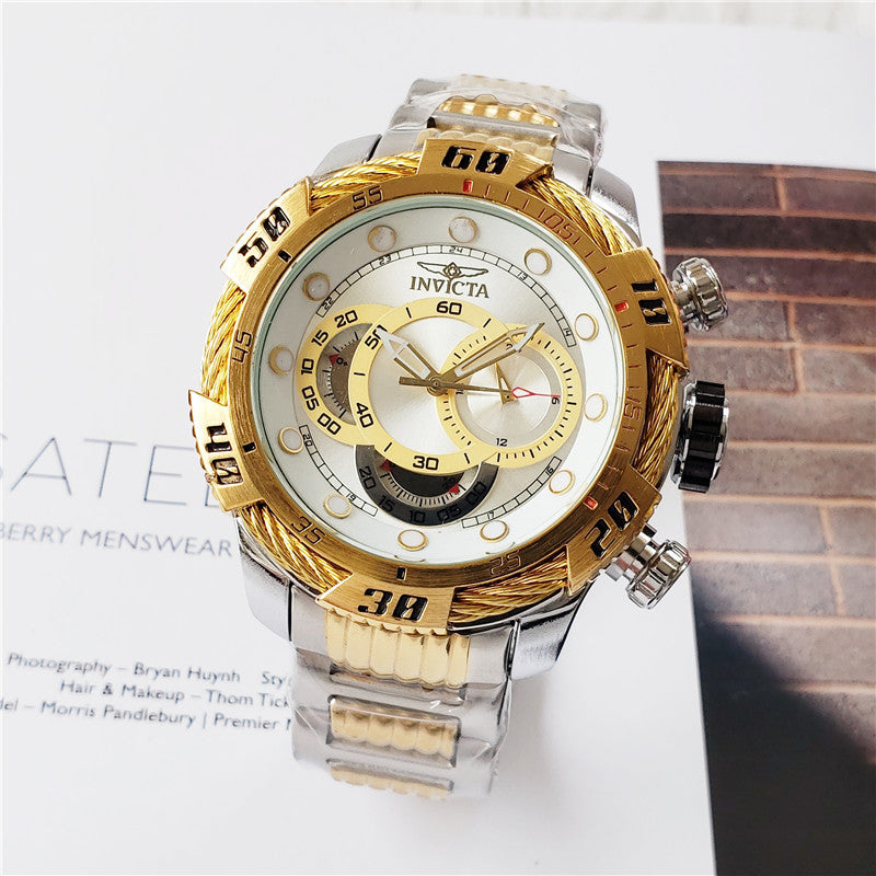 2019 Invicta Men's Quartz Watch with Steel Band