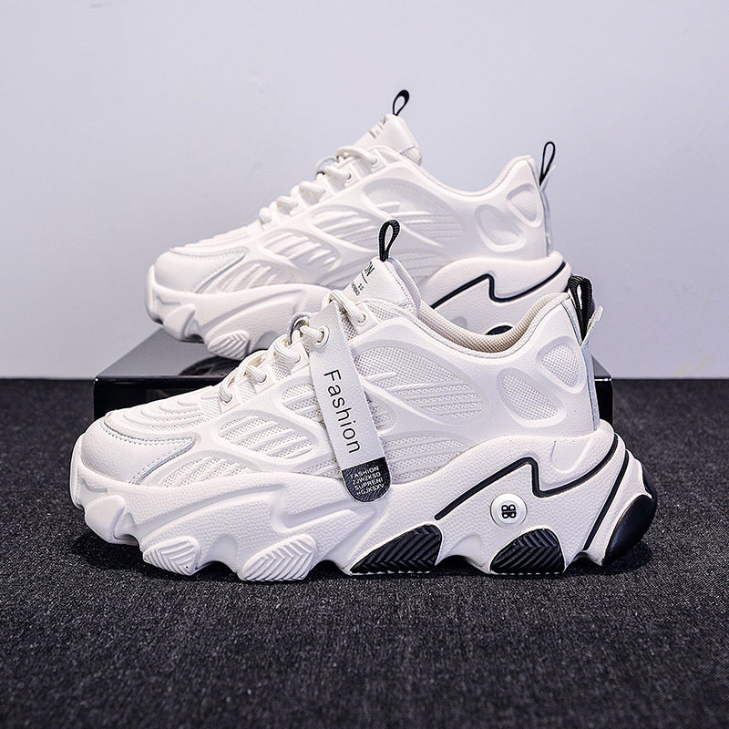 Trendy Women's Dad Sneakers - Ulzzang Style Sports Shoes