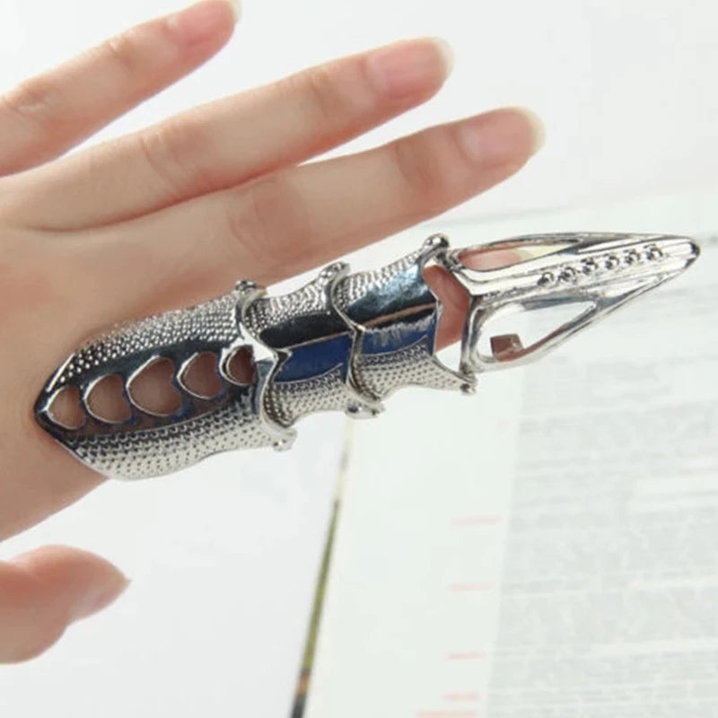 Universal Metal Vintage Armor Joint Ring for All Genders