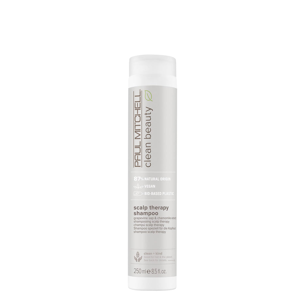 Paul Mitchell Clean Beauty Scalp Therapy Shampoo Gently Cleanses + Refreshes All Hair Types Especially Dry Oily + Sensitive Scalps 8.5 fl. oz.