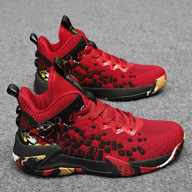 Men's Basketball Shoes - High Top Sport Sneakers