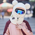 Winter Outdoor Cycling Warm Windproof Face Mask Helmet