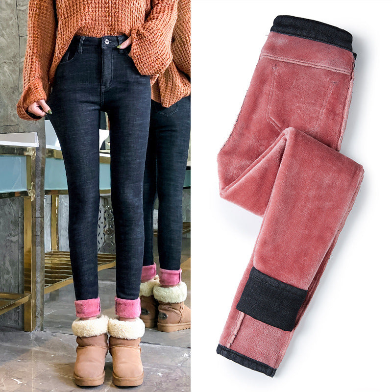 High Waist Slimming Pants with Tapered Legs