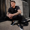 Men's Muscle Brothers Cotton T-Shirt - Short Sleeve Gym Top