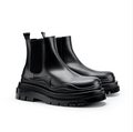Green High-Top Martin Boots with Thick Velvet Sole