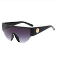 Retro Half-Frame Pilot Sunglasses (One Pair)