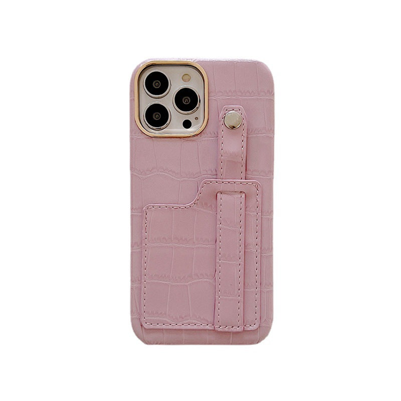 Crocodile Pattern Card Holder Case for iPhone 13 Pro Max